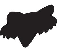 Fox Head 1,75 Zoll Autocollant, noir pour homme