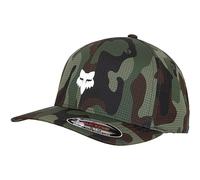 Fox Head Camo Tech Flexfit Casquette, vert, L-XL