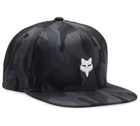 FOX Head Camo Tech Snapback Casquette, Camouflage sombre, Taille unique