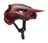 Casque vtt fox speedframe rs paranoid orange marron