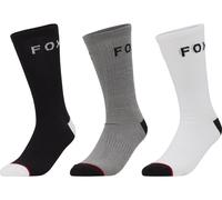 Fox Head Chaussettes Fox Crew pack de 3 blanc/gris/noir
