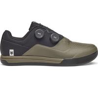 Chaussures pedales plates fox union boa flat khaki