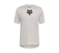 Maillot manches courtes fox ranger head blanc