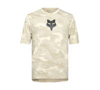 FOX Ranger Tru Dri Ss Jersey - Homme - Beige / Gris - taille S- modèle 2025