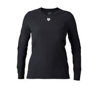 Maillot manches longues femme fox defend thermal noir