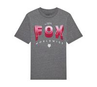 Fox Head T-shirt Youth Block S/S gris