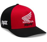 FOX HONDA FLEXFIT Schildkappe schwarz-rot S-M