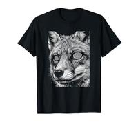 Fox Hypnotic Eye Horror Spooky T-Shirt
