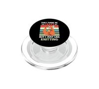 Fox, Ils pensent Que Je suis Folle, mais J'aime Juste Les Amateurs de Tricot PopSockets PopGrip pour MagSafe