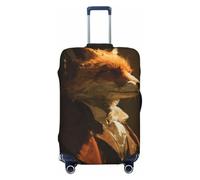 Fox in Dress Housse de bagage de voyage élastique anti-poussière et anti-rayures pour valises 55,9 à 61 cm