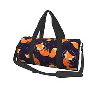 Fox in Space Sac de Voyage Pliable pour Femme - Grand Sac de Voyage pour la Nuit - Sac de Sport à bandoulière