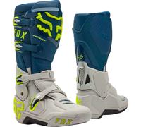 FOX Instinct Bottes de motocross, Gris/bleu, Taille 11,5