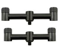 Fox Noir Label Qr Barre Buzzer 2 Tige / Carpe Pêche Canne Repos