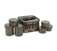 Fox International Pochette à Appâts Camolite™ 6 Pot Hookbait