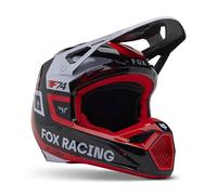 Fox Junior V1 Race Spec Casque Fluorescent Rouge YM