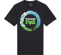 Fox T-shirt Kawasaki noir, taille S pour homme