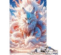 'Fox Kitsune Japan' Poster, Picture, Metal Print, Paint by Jaycee MC Puzzle 1000 Pièces Educa Jouet en Bois Cadeau Unique De l'art De La Décoration Jeu Éducatif Challenge Toy Adultes Et Enfants À par