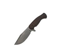 Fox Knives Eastwood Tiger Fixed FX-106 DCF Luxe Design GUDY VAN POPPEL - Damasteel/FAT carbon