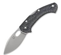 Fox-Knives FOX/ANSO ZERO 2.0 DESERT WARRIOR COUTEAU PLIANT LAME EN ACIER BECUT SABLÉE, GRIS LOUP