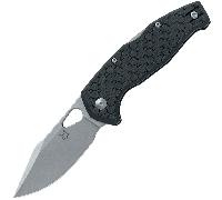 Fox Knives Kita Niolox steel, stone washed, black FRN handle