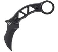Fox Knives MARCAIDA TRIBAL K COUTEAU FIXE ACIER INOXYDABLE N690co LAME TOP SHIELD, MANCHE G10 NOIR F