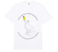 Fox Lemon Inscription Easy Peasy Transparency Comfort Colors Adult Heavyweight T-Shirt