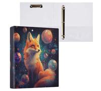 Fox Lot de 200 classeurs colorés Galaxy Bubbles à 3 anneaux en D A4 pour enfants, fournitures scolaires, femmes et hommes