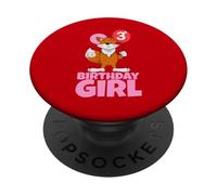 Fox Lover Themed Party 3 Year Old Girls PopSockets PopGrip Adhésif