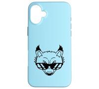Fox Lunettes de Soleil Cool Looks Up Mauvais Yeux Bad Fun Boy Cartoon Coque pour iPhone 16 Plus