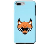 Fox Lunettes de Soleil Cool Looks Up Mauvais Yeux Bad Fun Boy Cartoon Coque pour iPhone 7 Plus/8 Plus