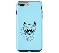 Fox Lunettes de Soleil Cool Looks Up Mauvais Yeux Bad Fun Boy Cartoon Coque pour iPhone 7 Plus/8 Plus