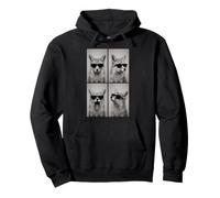Fox Lunettes de Soleil Photo Portrait Humoristique Selfie Sweat à Capuche