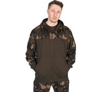 Fox LW Kaki / Camo Split Zip Hoody 2XL