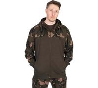 Fox LW Kaki / Camo Split Zip Hoody XL