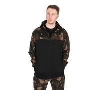 Fox Lw Noir / Camouflage Split Fermeture Éclair Capuche / Carpe Pêche Vêtements