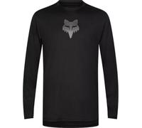 FOX Maillot vélo manches longues été - RANGER LS HEAD - Noir L