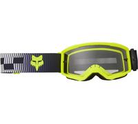 FOX Main Collect Lunettes de motocross pour jeunes, noir-jaune