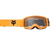FOX Main Core Lunettes de motocross pour jeunes, Orange/Noir