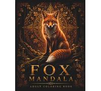 Fox Mandala Coloring Book: 30 Premium Fox Designs Featuring Sacred Geometry, Woodland Elegance, Botanical Patterns & Intricate Mandalas for Relaxation, Mindfulness & Stress Relief