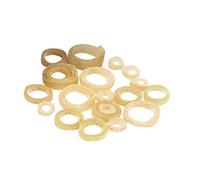 Fox Matrix Lot de 100 Anneaux en Caoutchouc pour Fixation d'appâts et bouillettes Dumbell Taille S