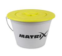 Fox Matrix Seau à appât Groundbait 17 l, seau à nourriture, seau pour nourriture de base, seau à appâts, récipient à appâts