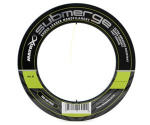 Fox Matrix Submerge Shock Leader Monofilament - Cordon de frappe 100 m - Diamètre / capacité de charge : 0,28 mm - 4,5 kg