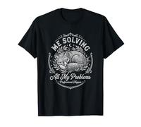 Fox Me Solving My Problems Sleep Nap Funny T-Shirt