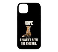 Fox Meme Renard Nope I Haven't Seen The Chicken Coque pour iPhone 14 Plus