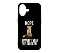 Fox Meme Renard Nope I Haven't Seen The Chicken Coque pour iPhone 17