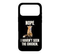 Fox Meme Renard Nope I Haven't Seen The Chicken Coque pour iPhone 17 Pro Max