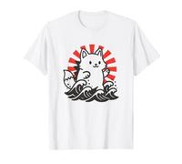 Fox Monstre Japonais Vague drôle T-Shirt