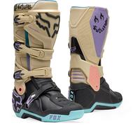 FOX Motion Hello Future Special Edition Bottes de motocross, Marron clair, Taille 11,5
