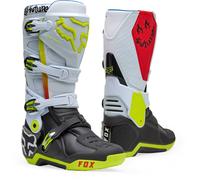 FOX Motion Hello Future Special Edition Bottes de motocross, Rouge/Noir/Blanc, Taille 11,5