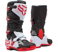 FOX MOTION Stiefel weiß-fluoreszierendes rot 9.5